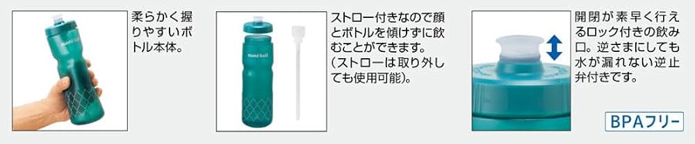 Amazon｜〔モンベル〕 国内正規品 スクイズボトル プラス